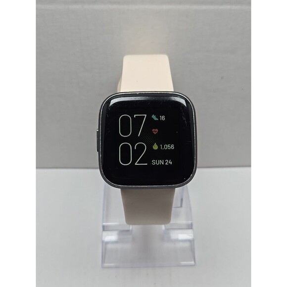 Fitbit Versa 2 Smartwatch Gray 40mm Alexa WR50M Always On Display W/ Charger - Picture 1 of 11